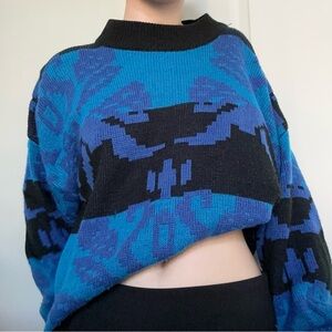 Vintage knit grandma sweater